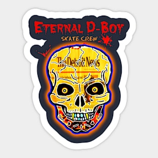 ETERNAL D-BOY SKATE CREW Sticker